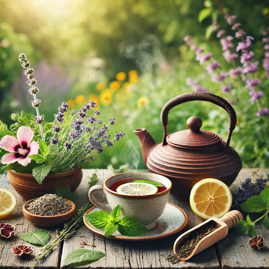 Hojas de té verde